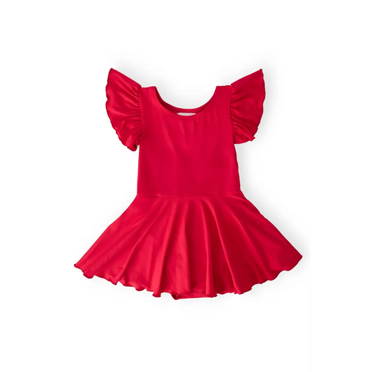 Twirl Leotard with Skirt - Red - 6-12M - Mila & Rose ®