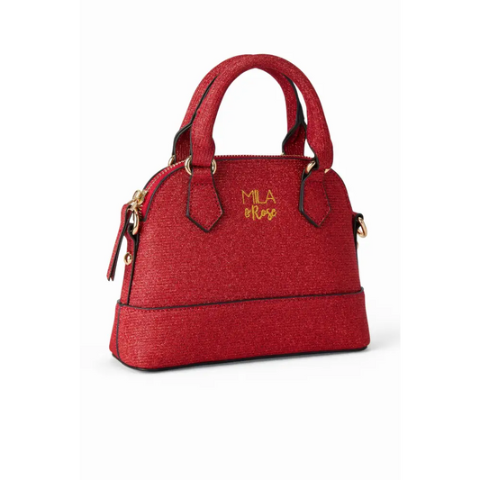 Red Shimmer Girl’s Crossbody Purse - Mila & Rose ®