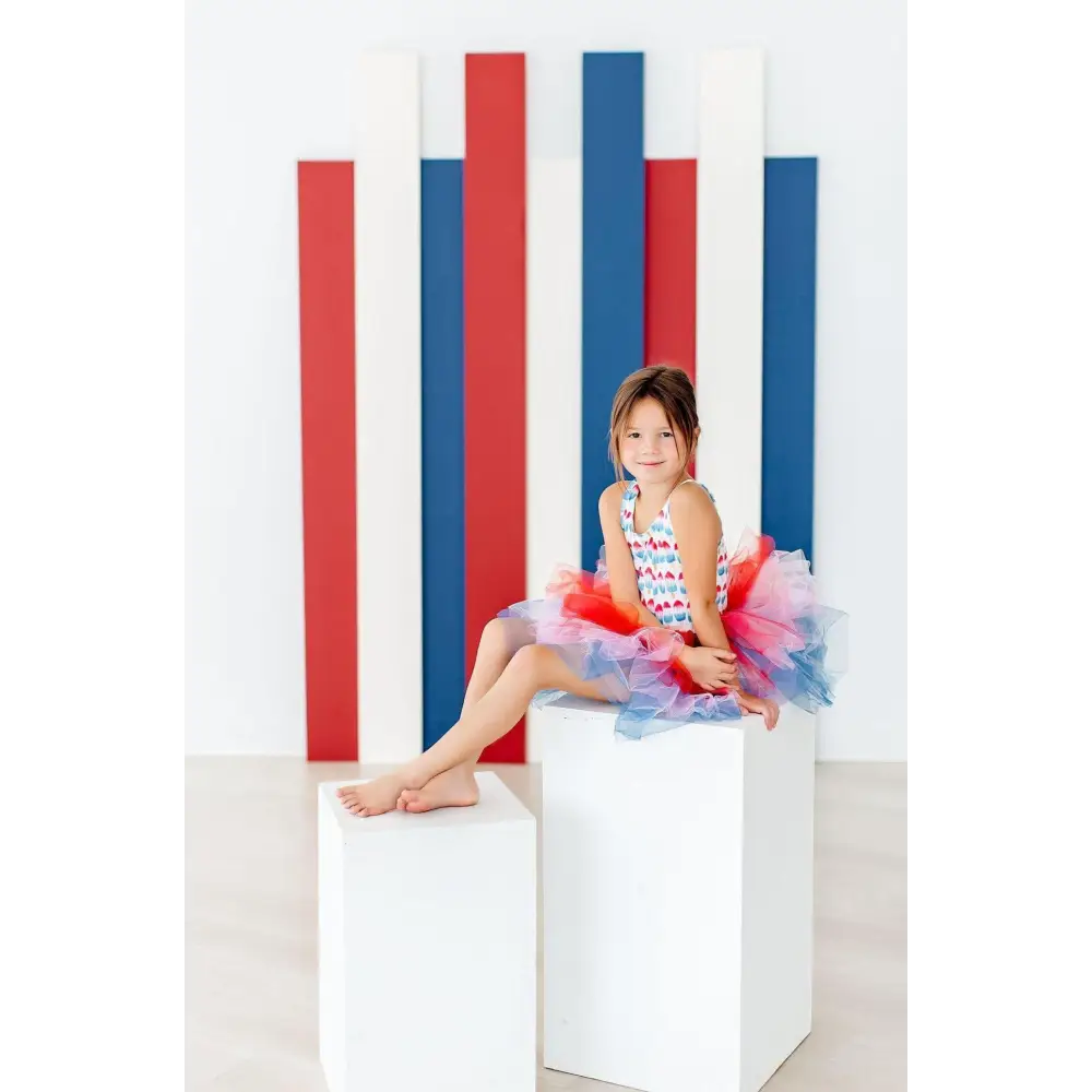 Red White & Cute Tank Tutu Leotard - Mila & Rose ®