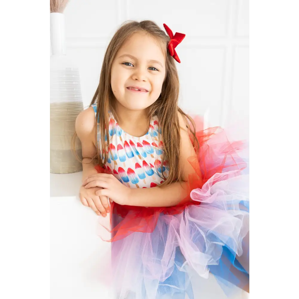 Red White & Cute Tank Tutu Leotard - Mila & Rose ®