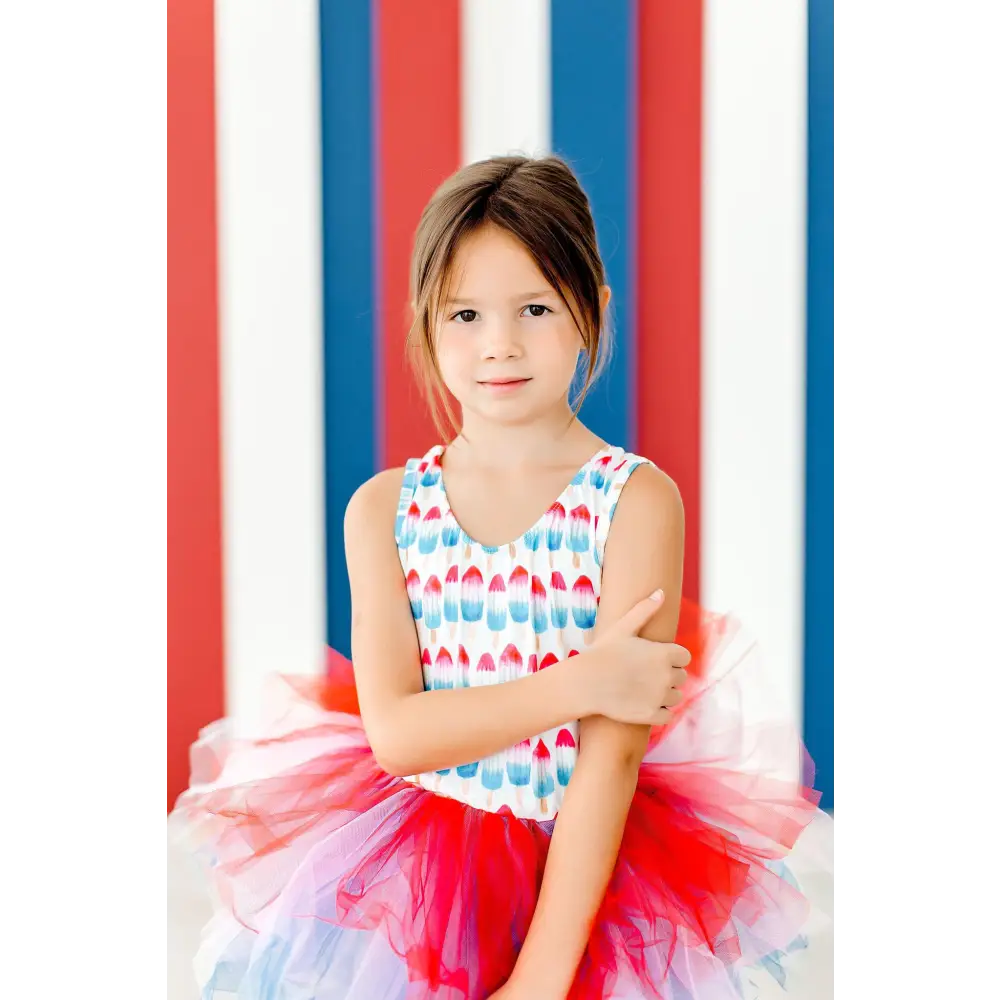 Red White & Cute Tank Tutu Leotard - Mila & Rose ®