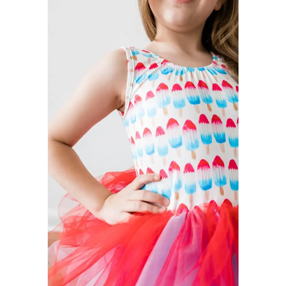 Red White & Cute Tank Tutu Leotard - Mila & Rose ®