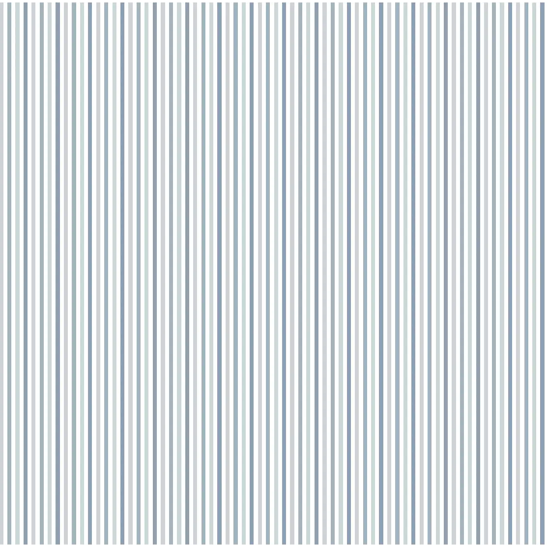Reeve Wallpaper - Ticking Stripe - by Studio Stephie - Sample 1 foot by 1 foot / Blue - Loomwell Home Goods