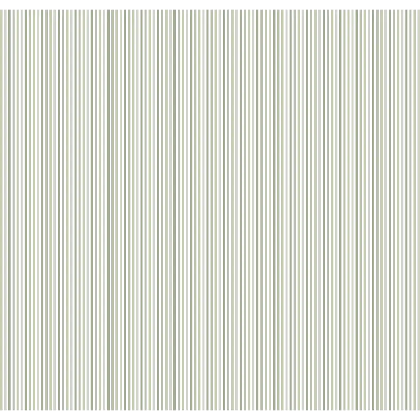 Reeve Wallpaper - Ticking Stripe - by Studio Stephie - Sample 1 foot by 1 foot / Green - Loomwell Home Goods