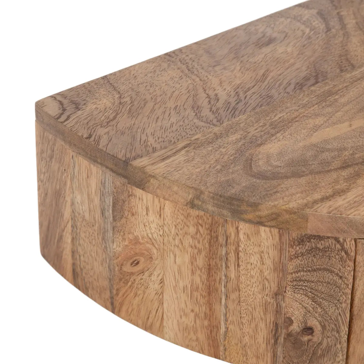 Reid Floating Wood Side Table with Drawer - kateandlaurel