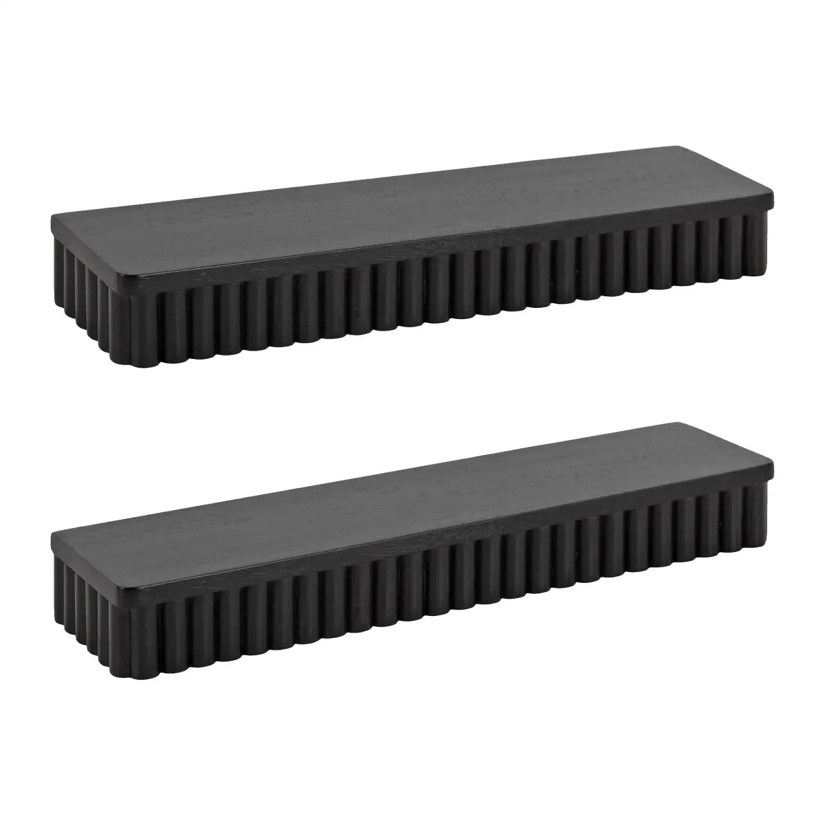 Reid Ribbed Floating Shelves - Set of 2 - kateandlaurel