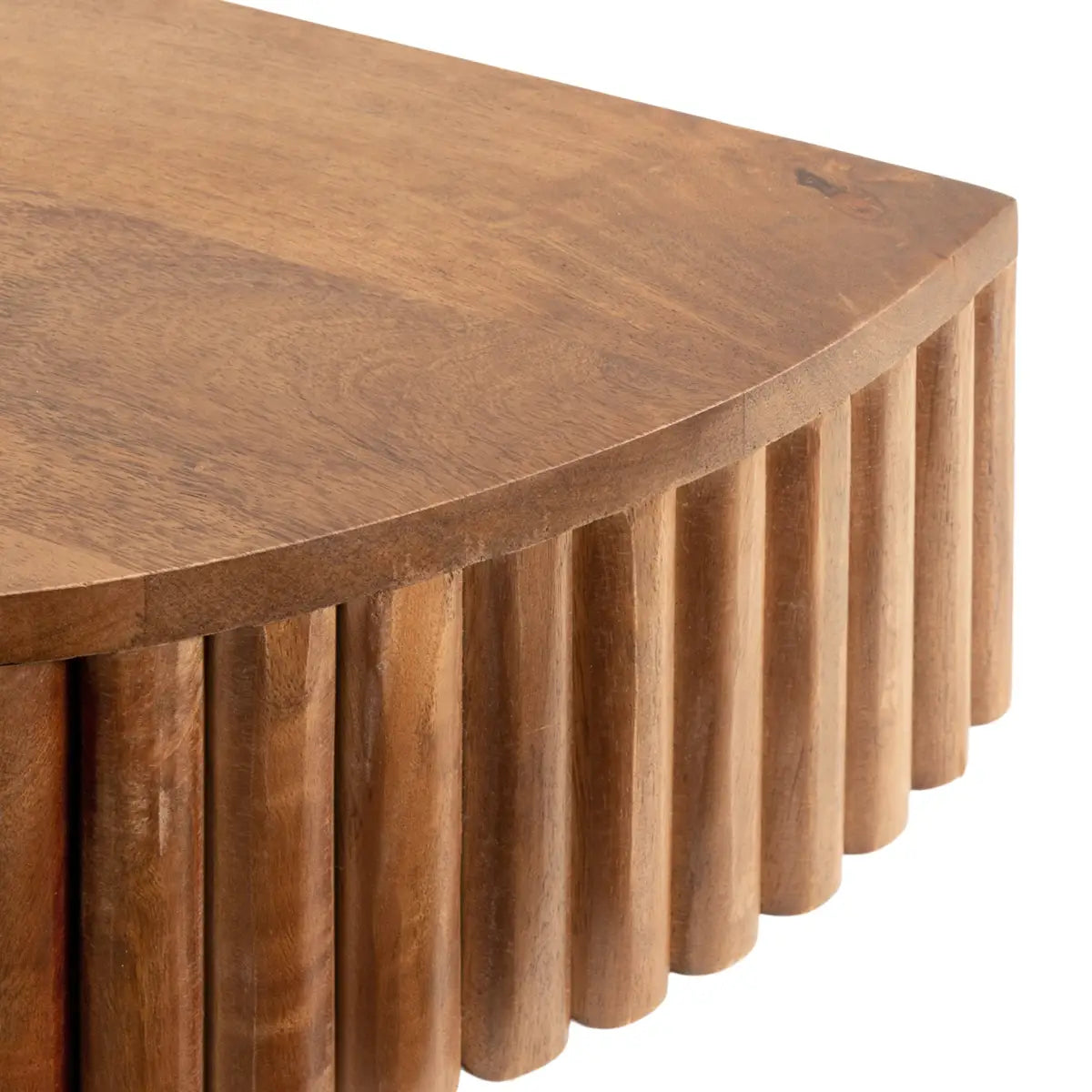 Reid Ribbed Floating Side Table - kateandlaurel