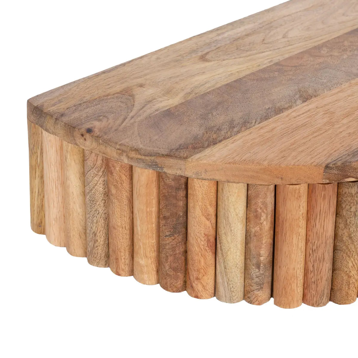 Reid Ribbed Floating Side Table - kateandlaurel