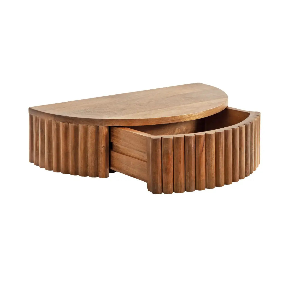 Reid Ribbed Floating Side Table - kateandlaurel