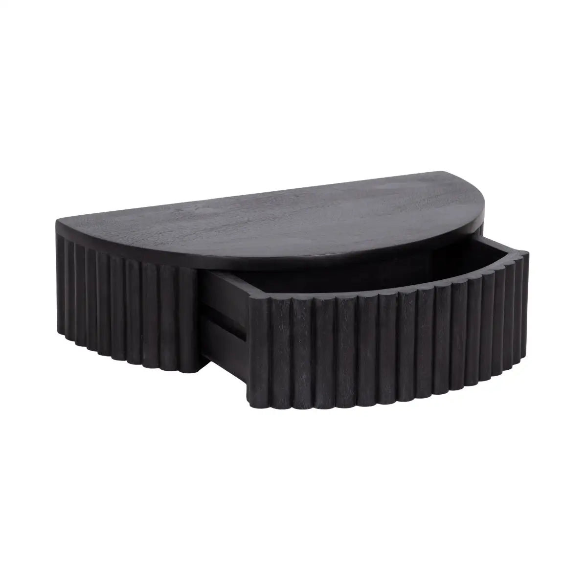 Reid Ribbed Floating Side Table - kateandlaurel