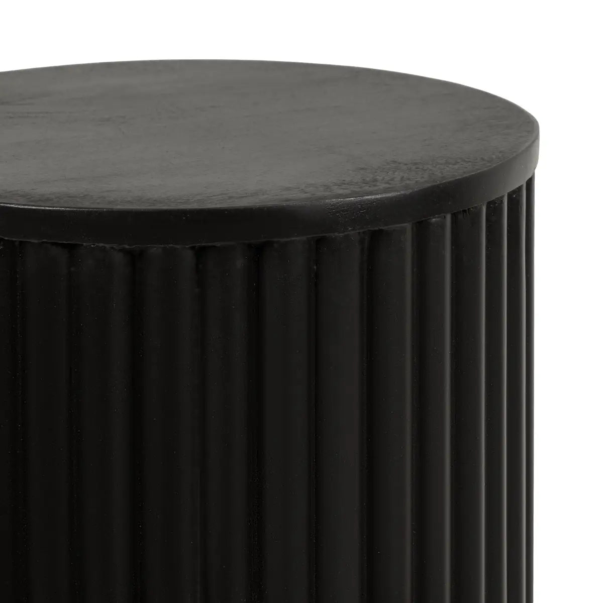 Reid Wood Pillar Side Table - kateandlaurel