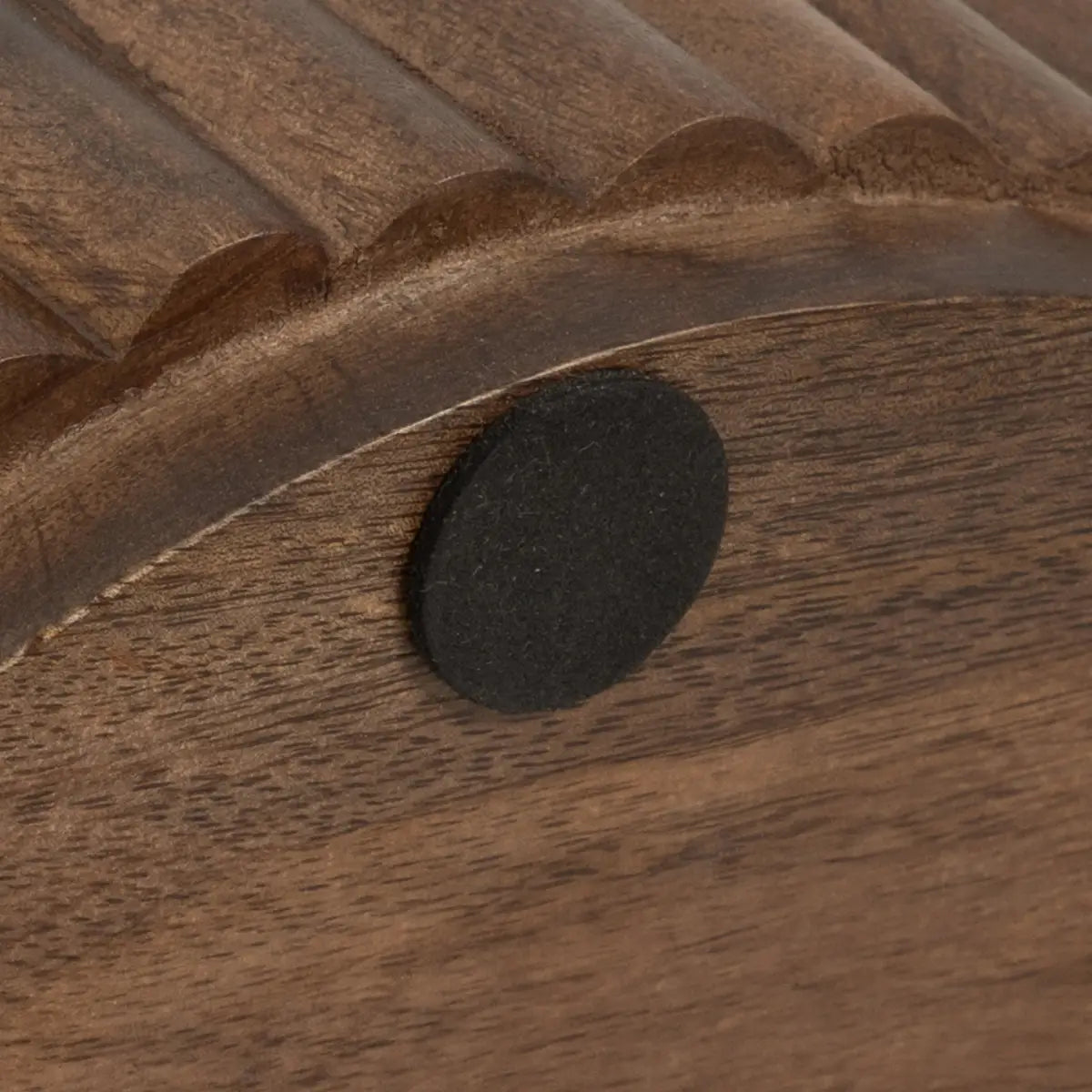Reid Wood Pillar Side Table - kateandlaurel