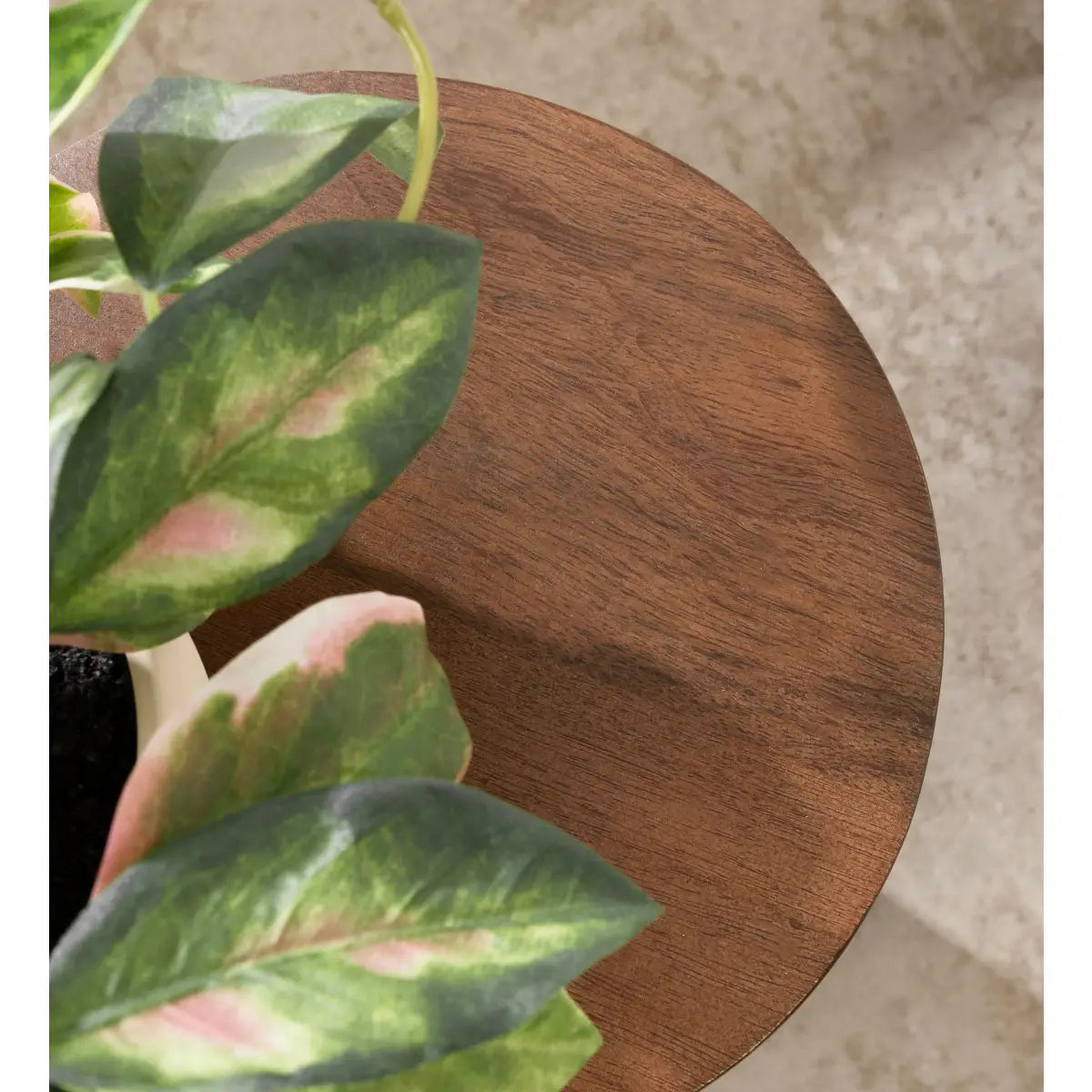 Reid Wood Pillar Side Table - kateandlaurel