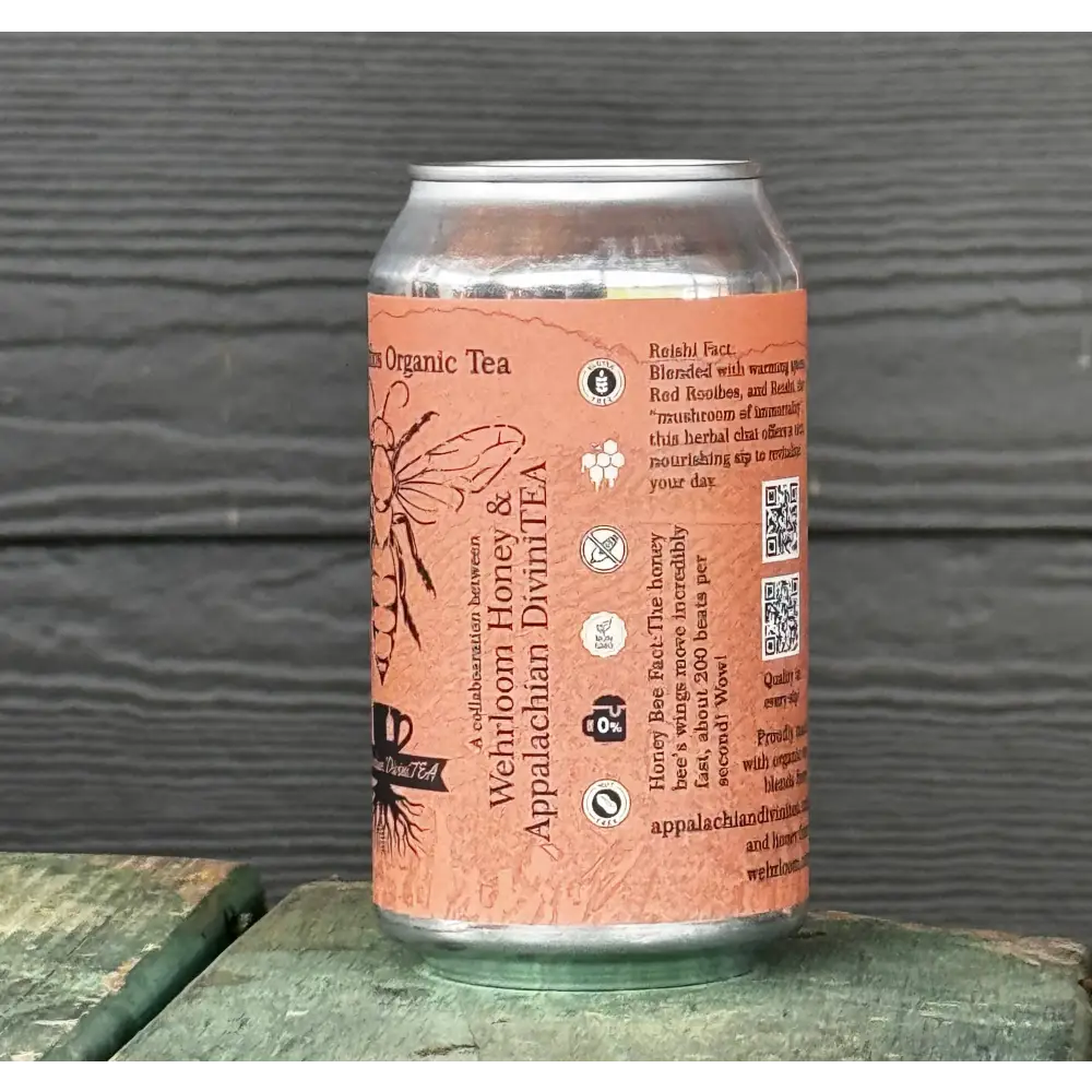 Reishi Rooibos Organic Tea w/ Honey - Wehrloom Honey