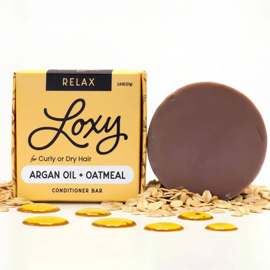 Conditioner Bar - RELAX for Dry or Curly Hair with Argan Oil - Loxy