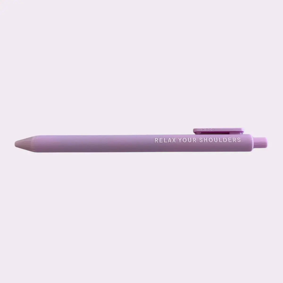 Gel Pen - Relax Your Shoulders - Self Care Gift - Just Follow Your Art