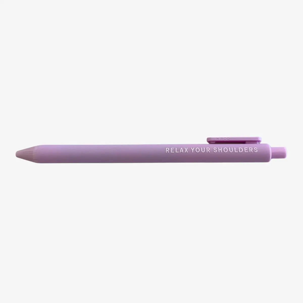 Gel Pen - Relax Your Shoulders - Self Care Gift - Just Follow Your Art
