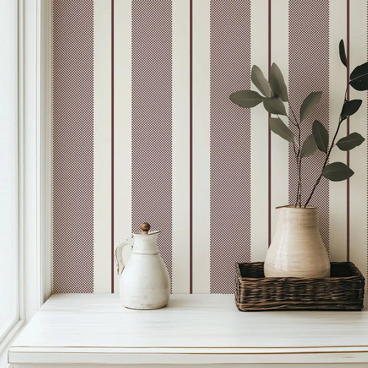 Remington Wallpaper - Bold Stripe - by Hufton Studio - Loomwell Home Goods
