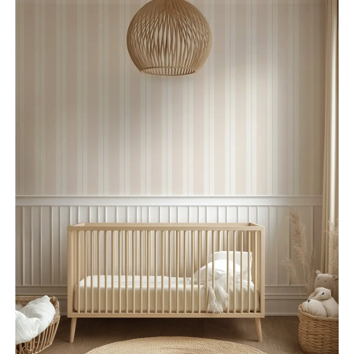 Remington Wallpaper - Bold Stripe - by Hufton Studio - Loomwell Home Goods