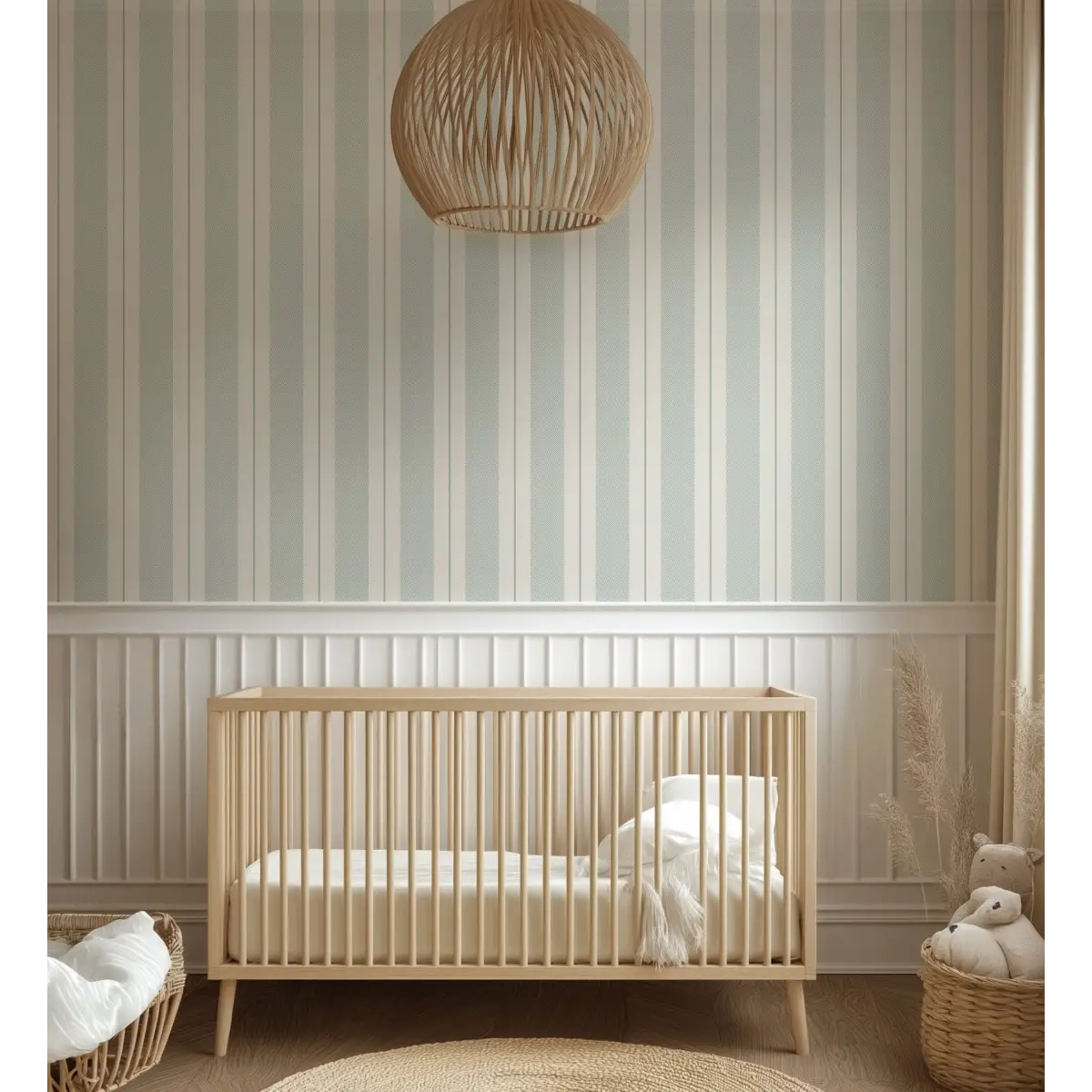 Remington Wallpaper - Bold Stripe - by Hufton Studio - Loomwell Home Goods