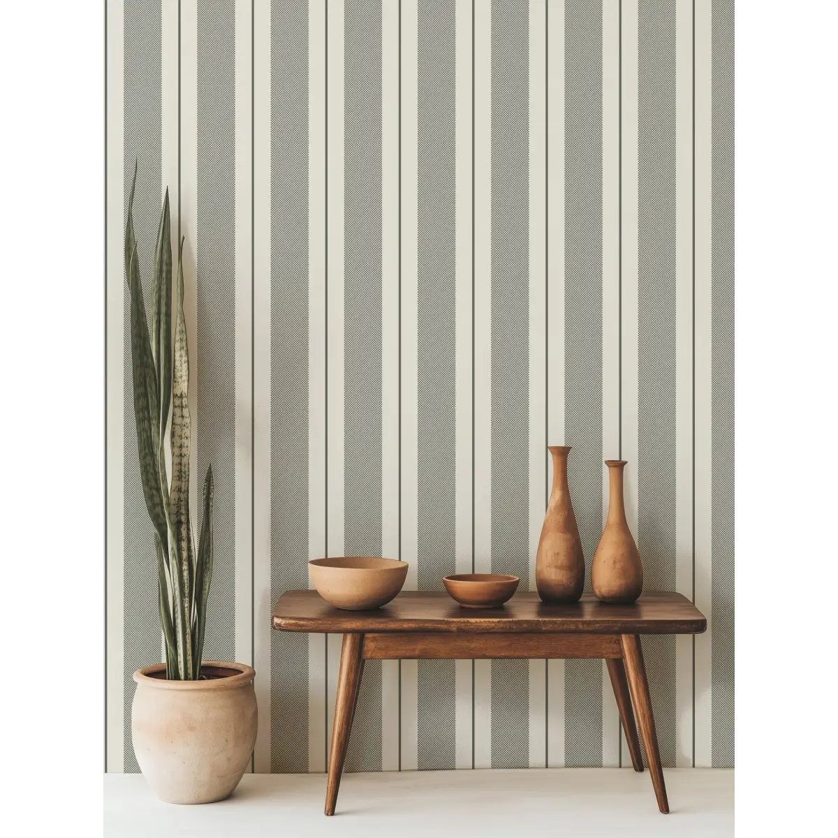 Remington Wallpaper - Bold Stripe - by Hufton Studio - Loomwell Home Goods