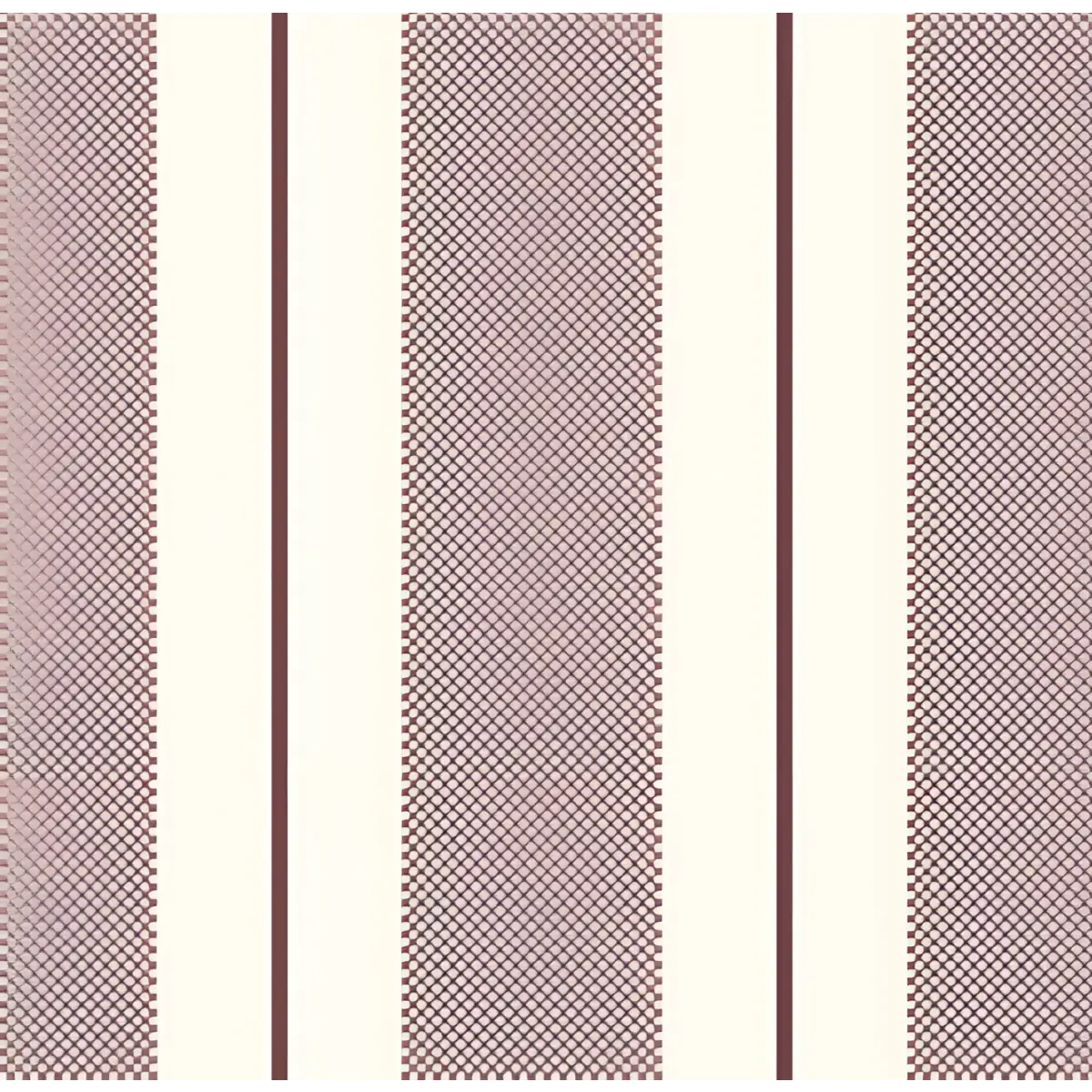 Remington Wallpaper - Bold Stripe - by Hufton Studio - Sample 1 foot by 1 foot / Burgundy - Loomwell Home Goods