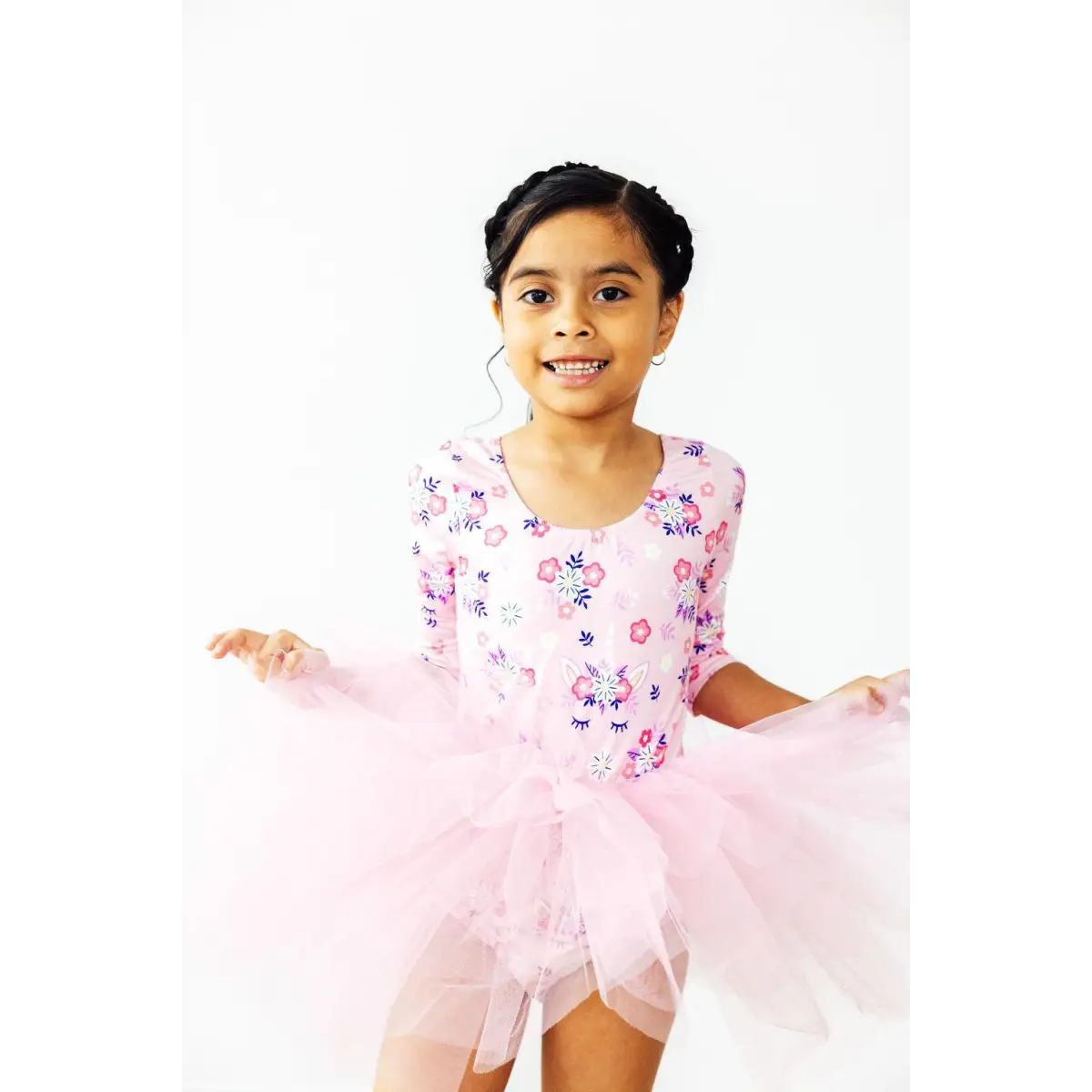 Retro Daydream 3/4 Sleeve Tutu Leotard - Mila & Rose ®