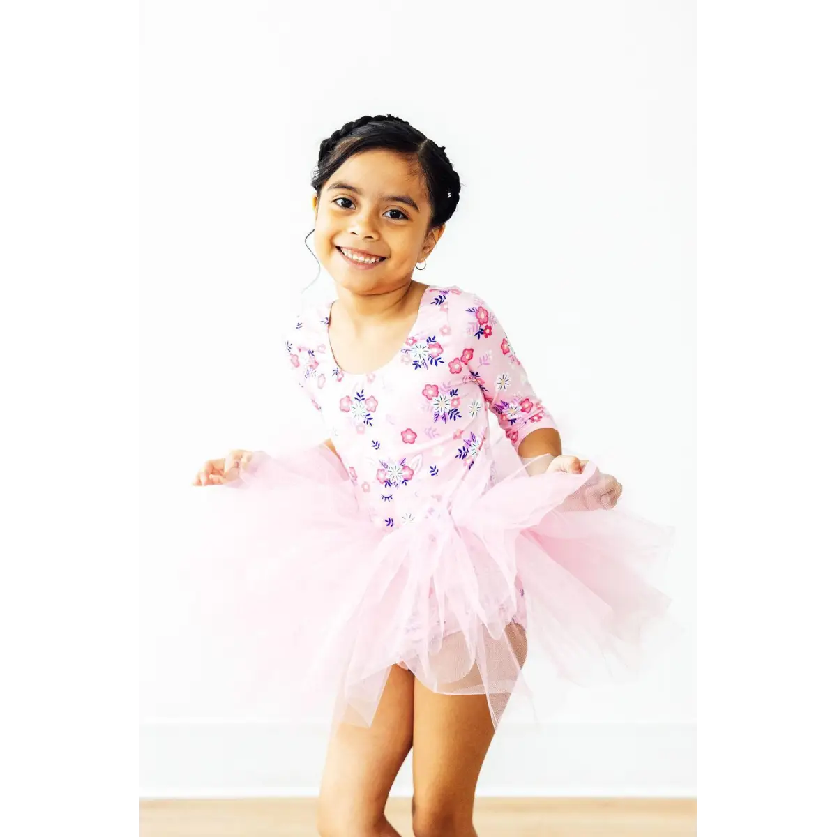 Retro Daydream 3/4 Sleeve Tutu Leotard - Mila & Rose ®