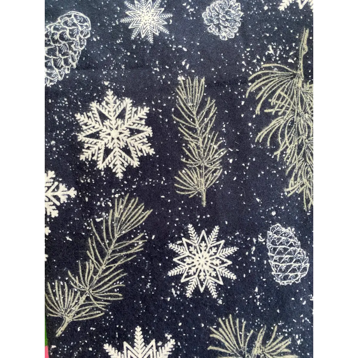 Reusable Swiffer Pad - Pinecone & Snowflakes - Mann Made