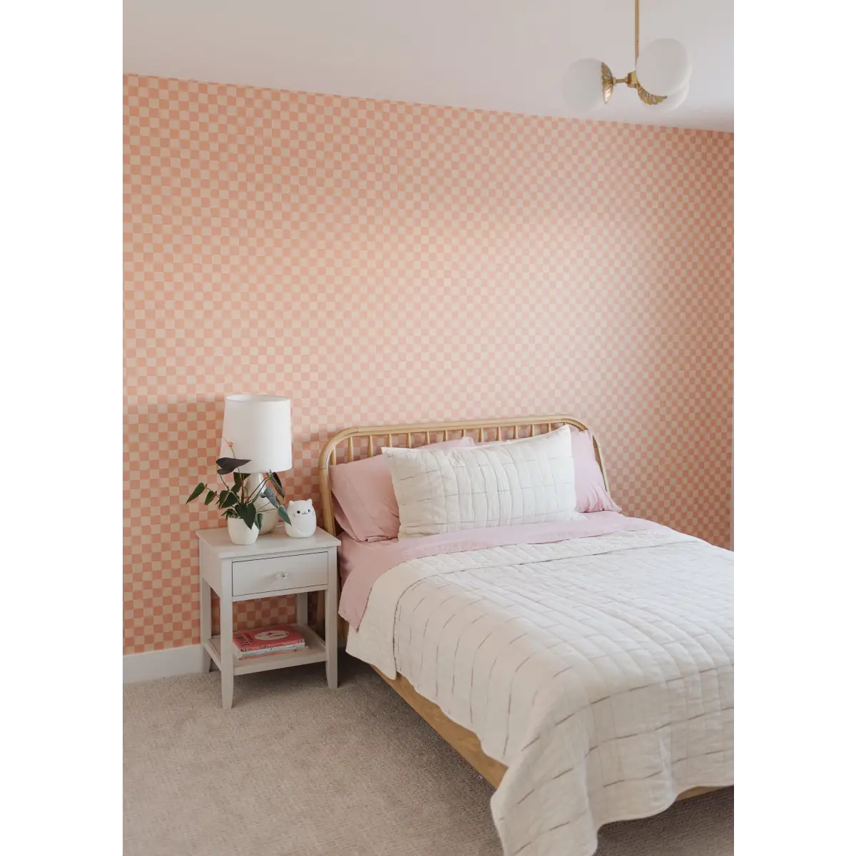 Rhea Wallpaper - Petite Checkerboard - by Thread Mama - Loomwell Home Goods