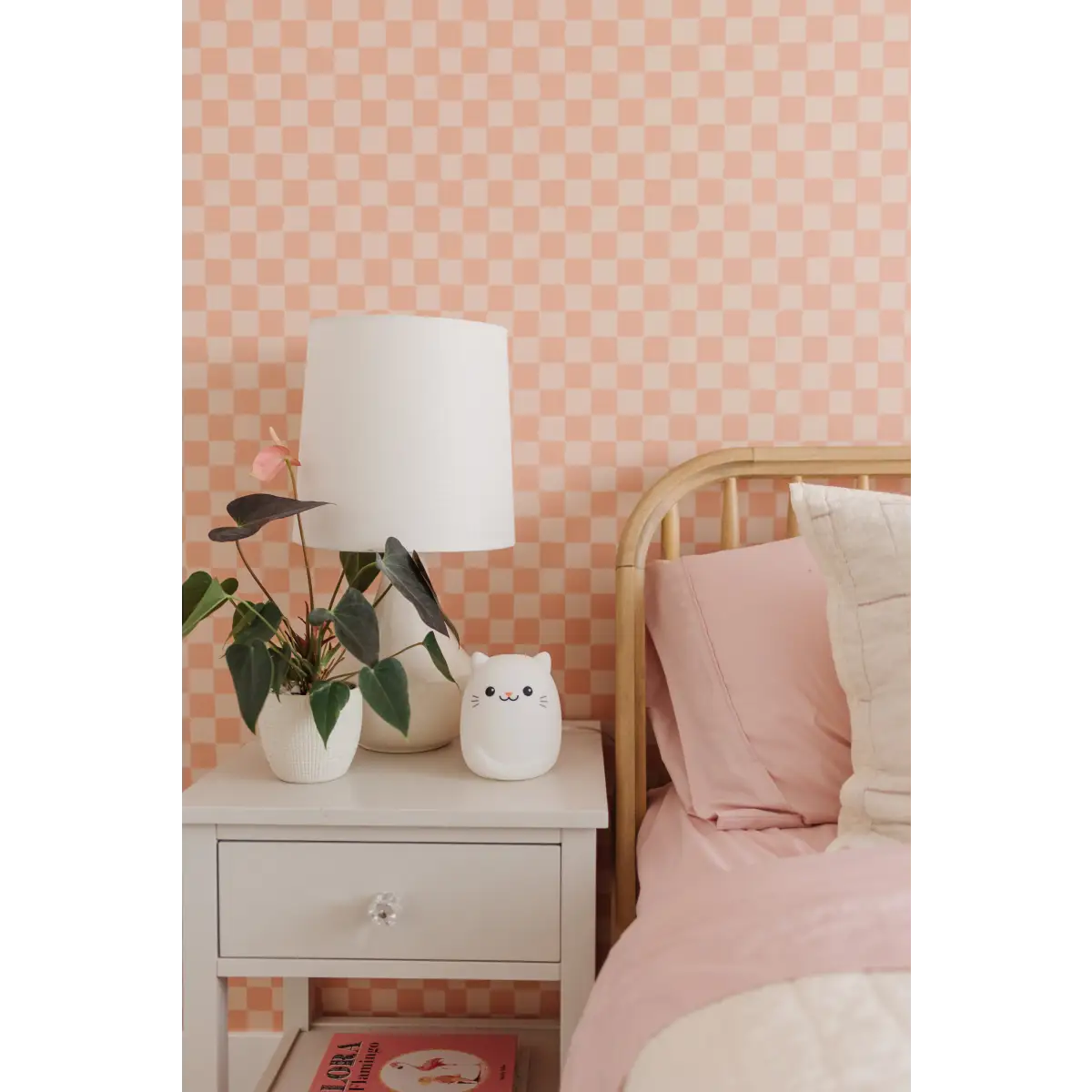 Rhea Wallpaper - Petite Checkerboard - by Thread Mama - Loomwell Home Goods