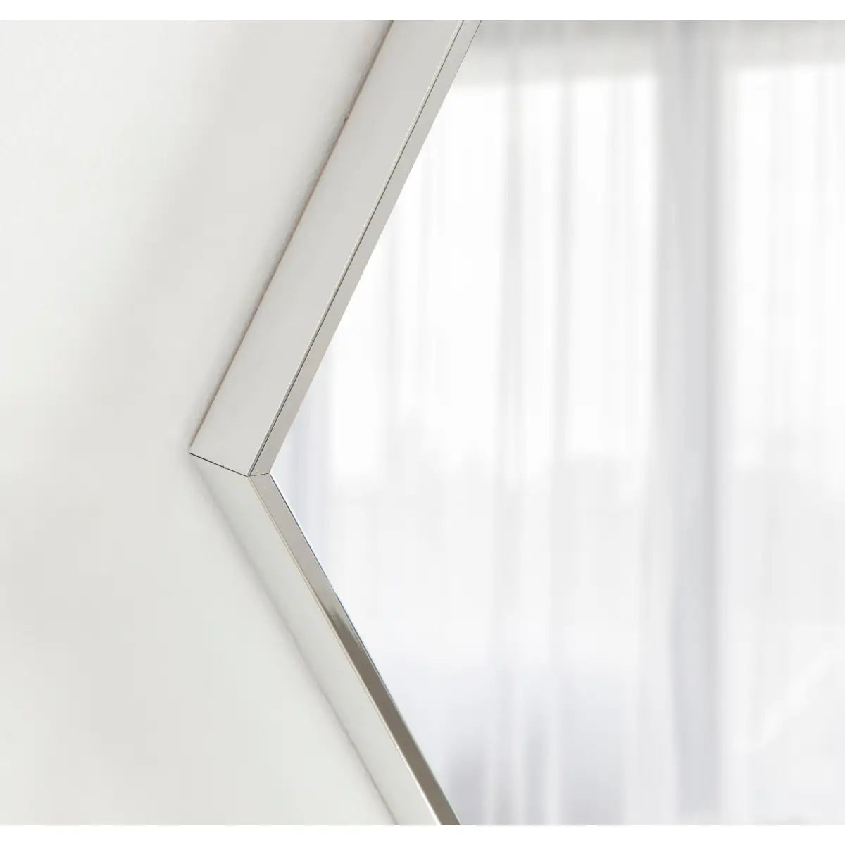 Rhodes Framed Hexagon Wall Mirror - kateandlaurel
