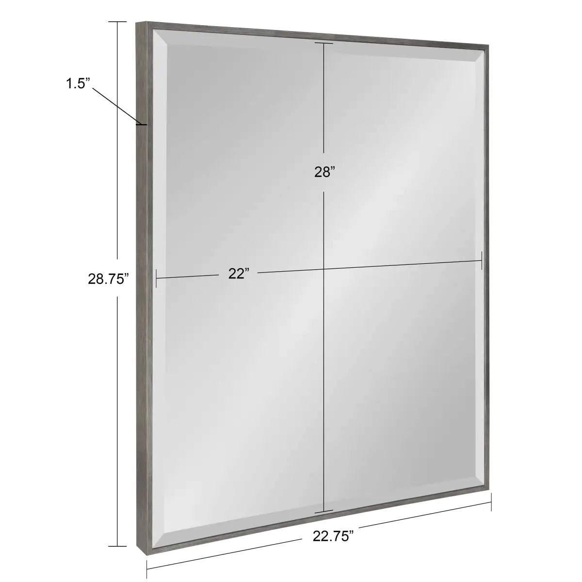 Rhodes Framed Wall Mirror - kateandlaurel