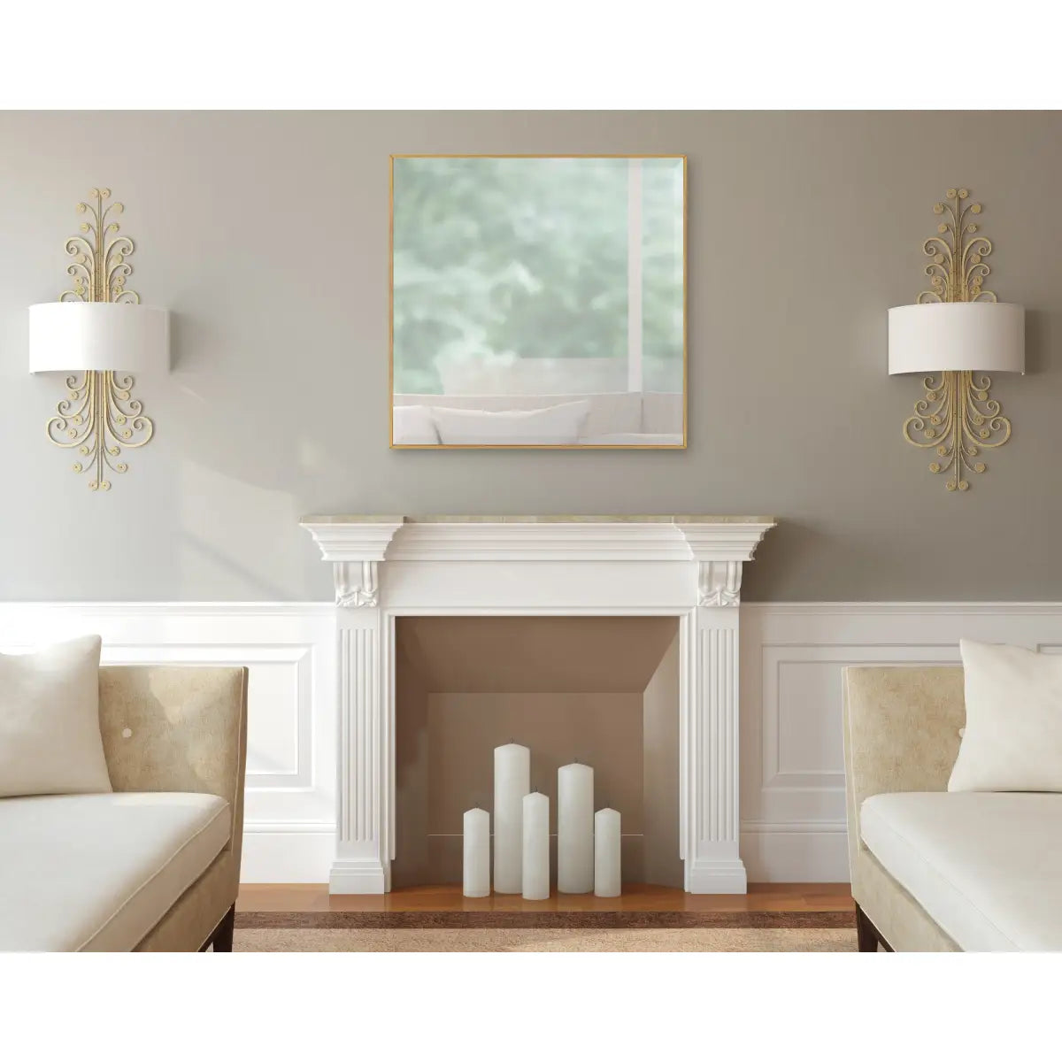 Rhodes Framed Wall Mirror - kateandlaurel