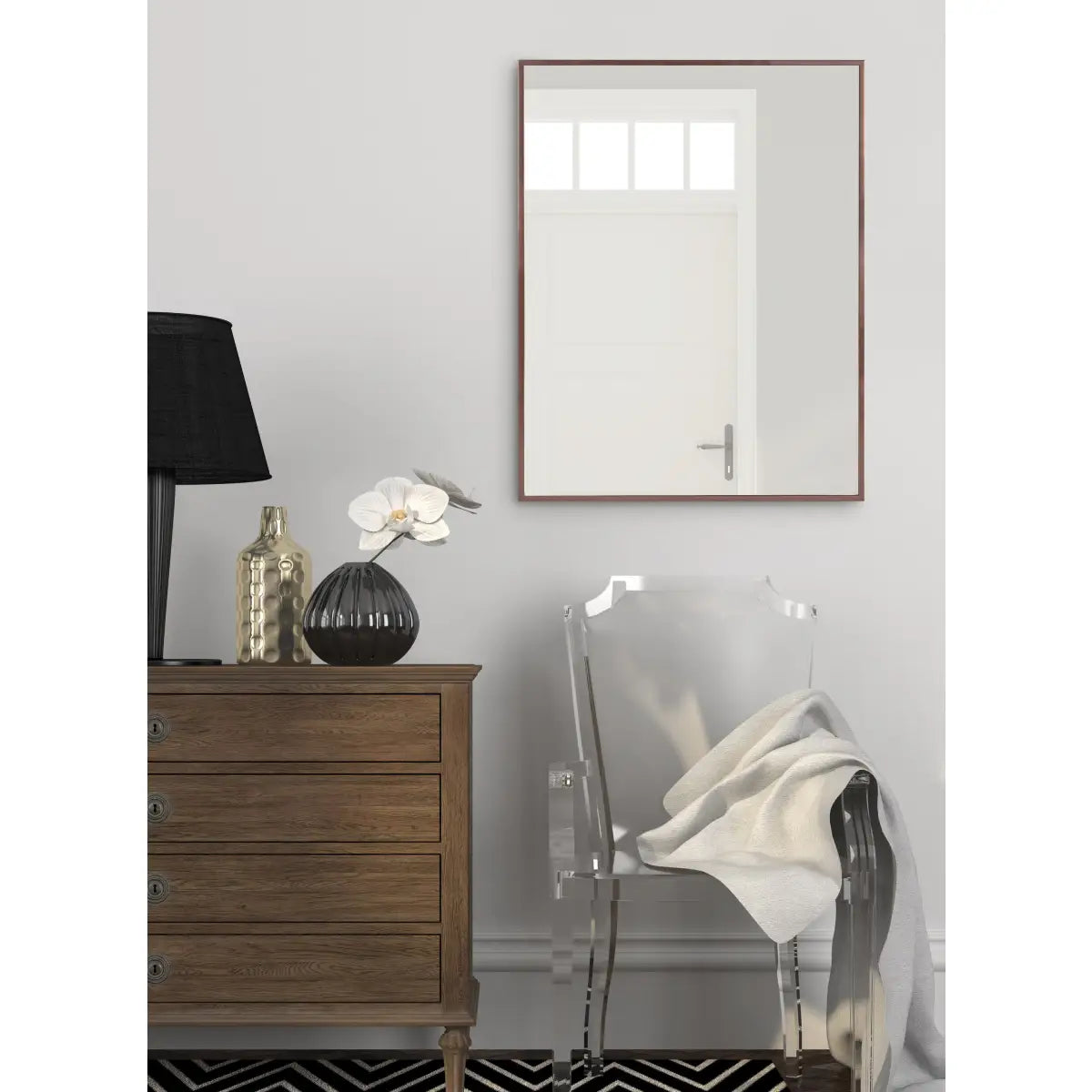 Rhodes Framed Wall Mirror - kateandlaurel