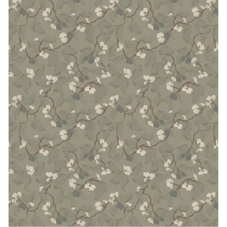 Rhodes Wallpaper - Natural Vines - by The Fibery - Sample 1 foot by 1 foot / Sage - Loomwell Home Goods