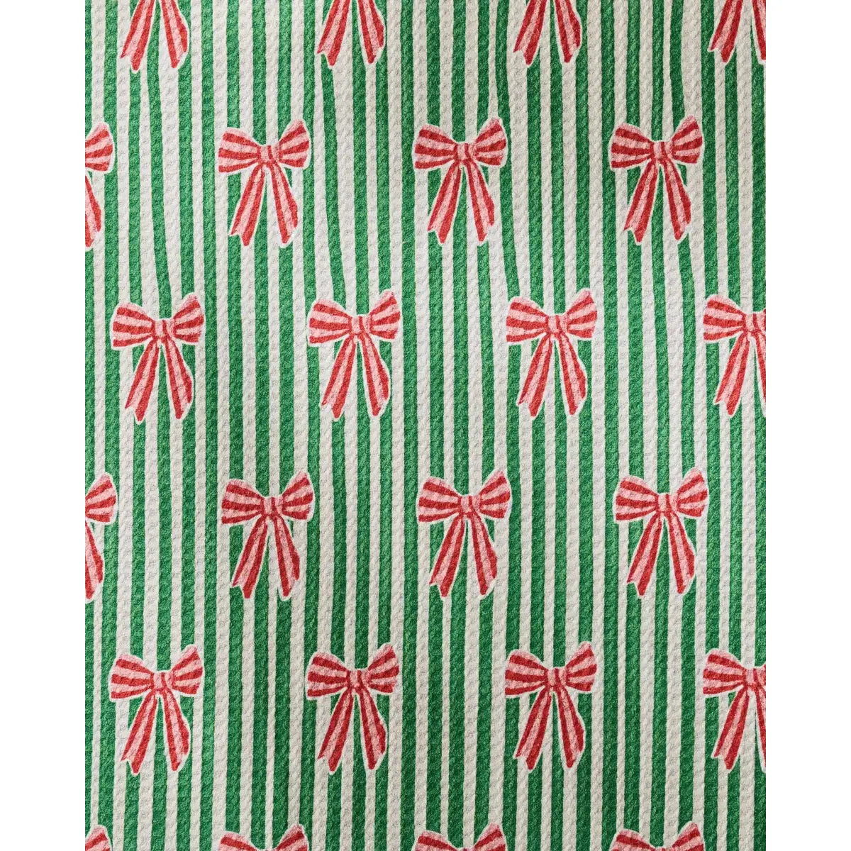 Dog Paw Towel - Ribbon Toss for Christmas - Geometry