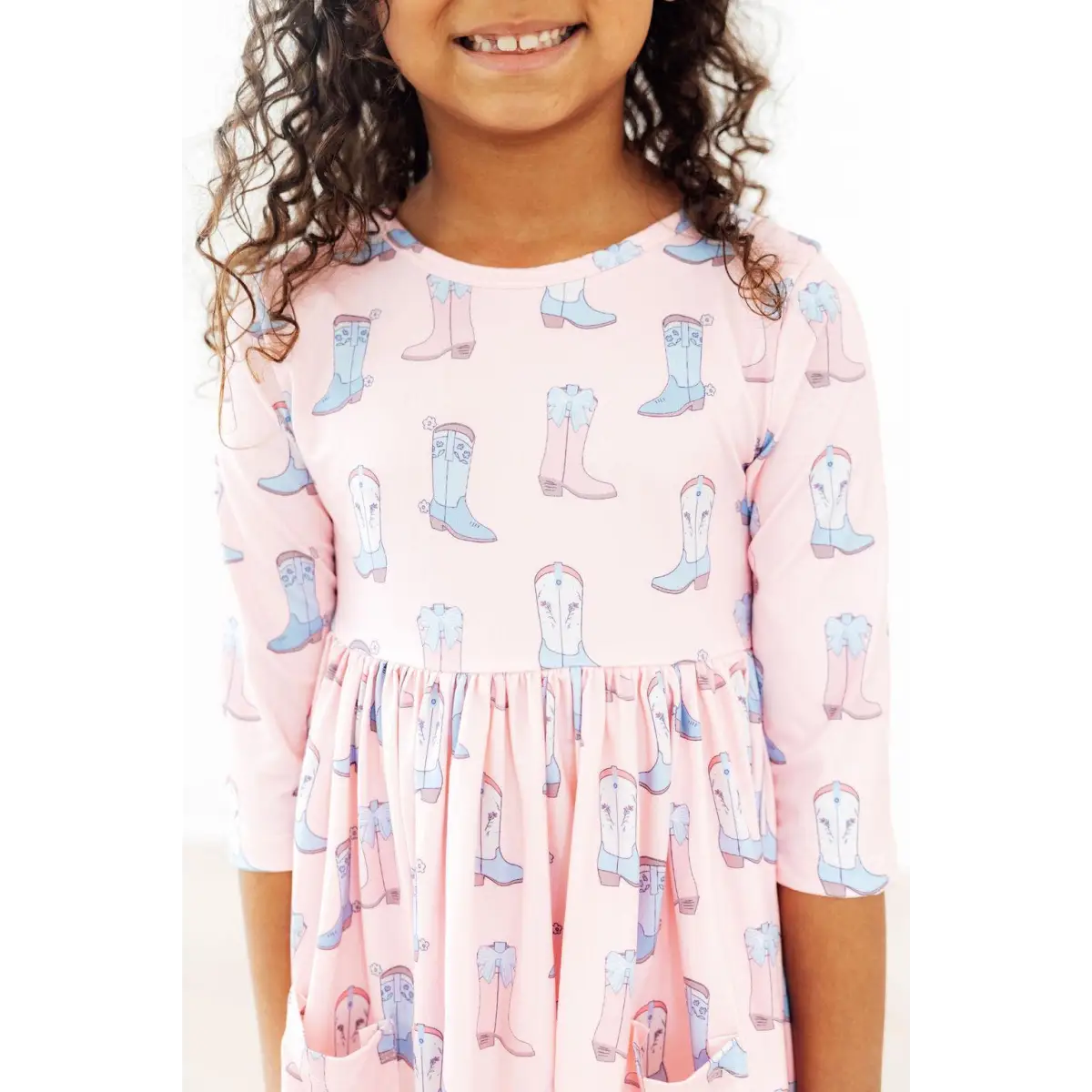 Pocket Twirl Dress - Cowgirl Ribbons & Rodeos - 6-12M - Mila & Rose ®