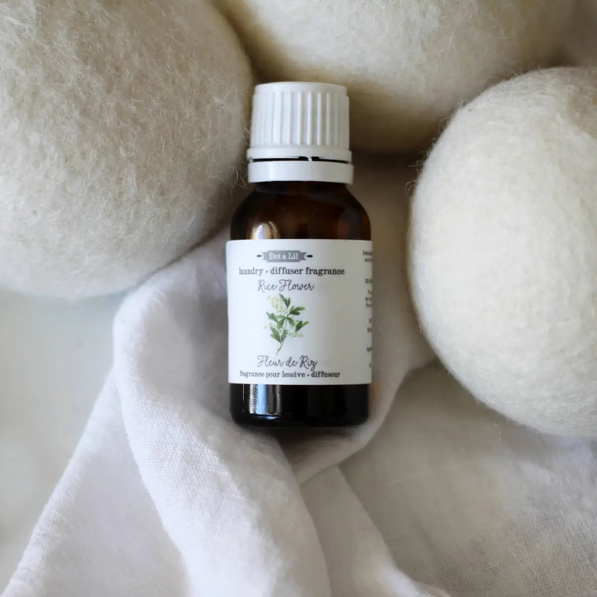Rice flower laundry + diffuser fragrance oil - Dot & Lil