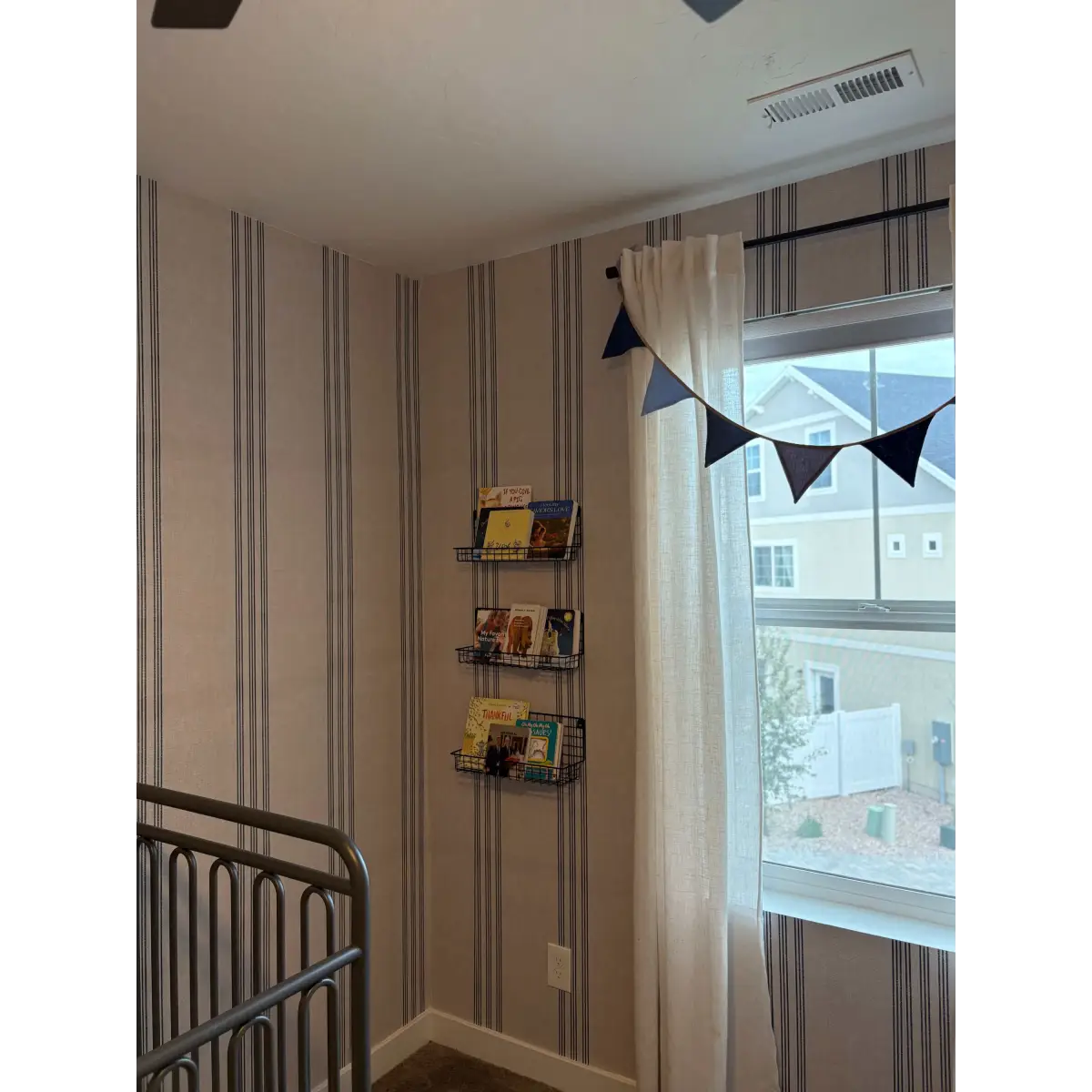Ridley Wallpaper - Traditional Tripe Stripe - Loomwell Home Goods