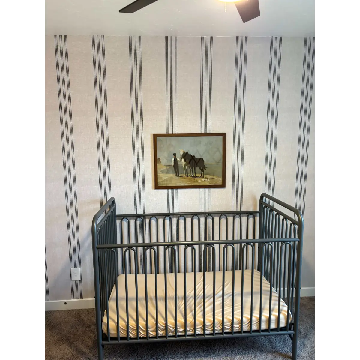 Ridley Wallpaper - Traditional Tripe Stripe - Loomwell Home Goods