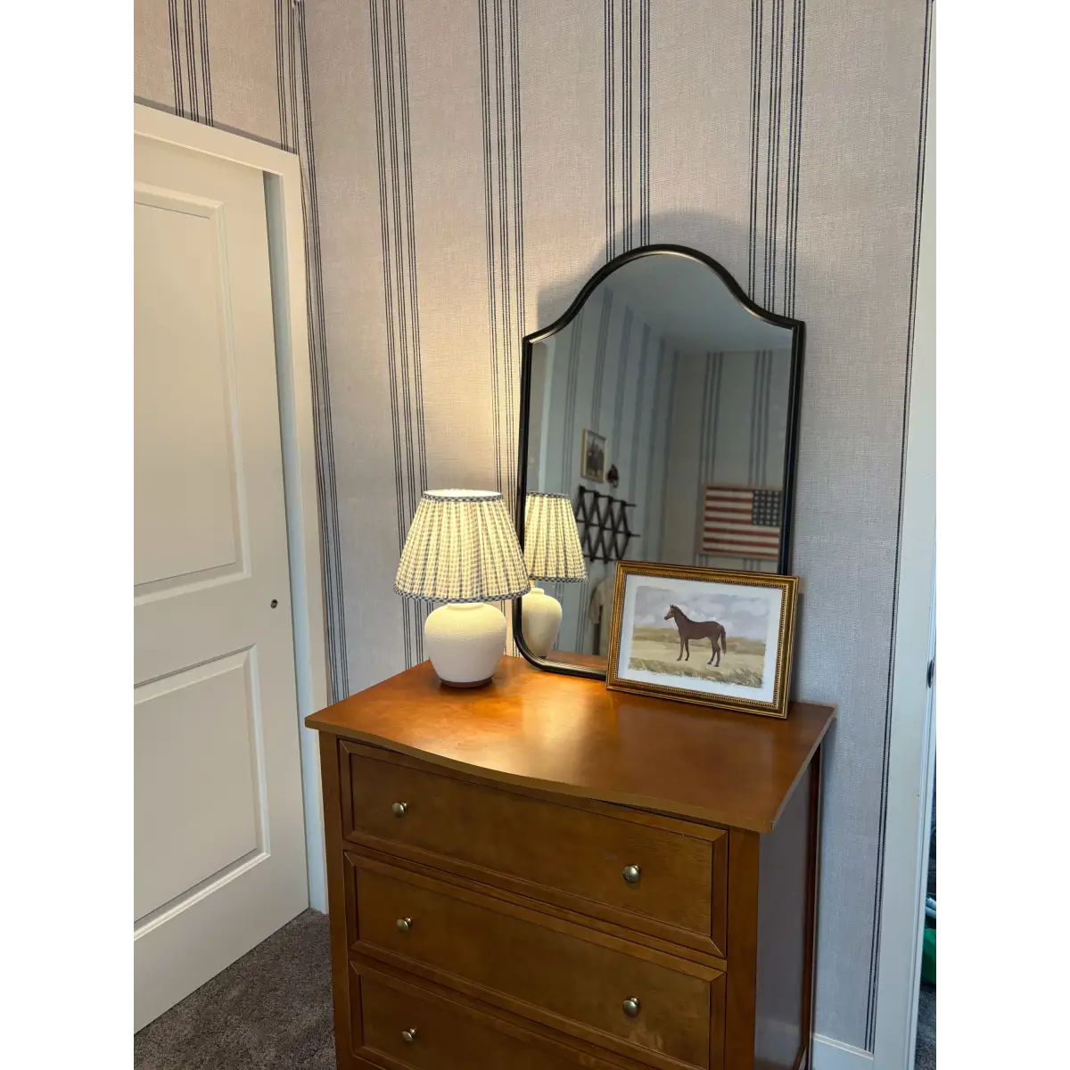 Ridley Wallpaper - Traditional Tripe Stripe - Loomwell Home Goods