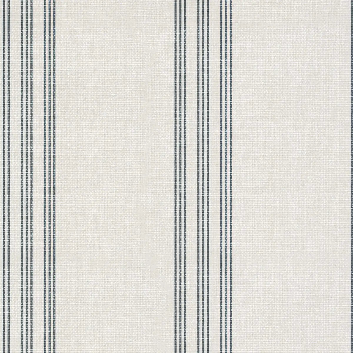 Ridley Wallpaper - Traditional Tripe Stripe - Sample 1 foot by 1 foot / Blue - Loomwell Home Goods