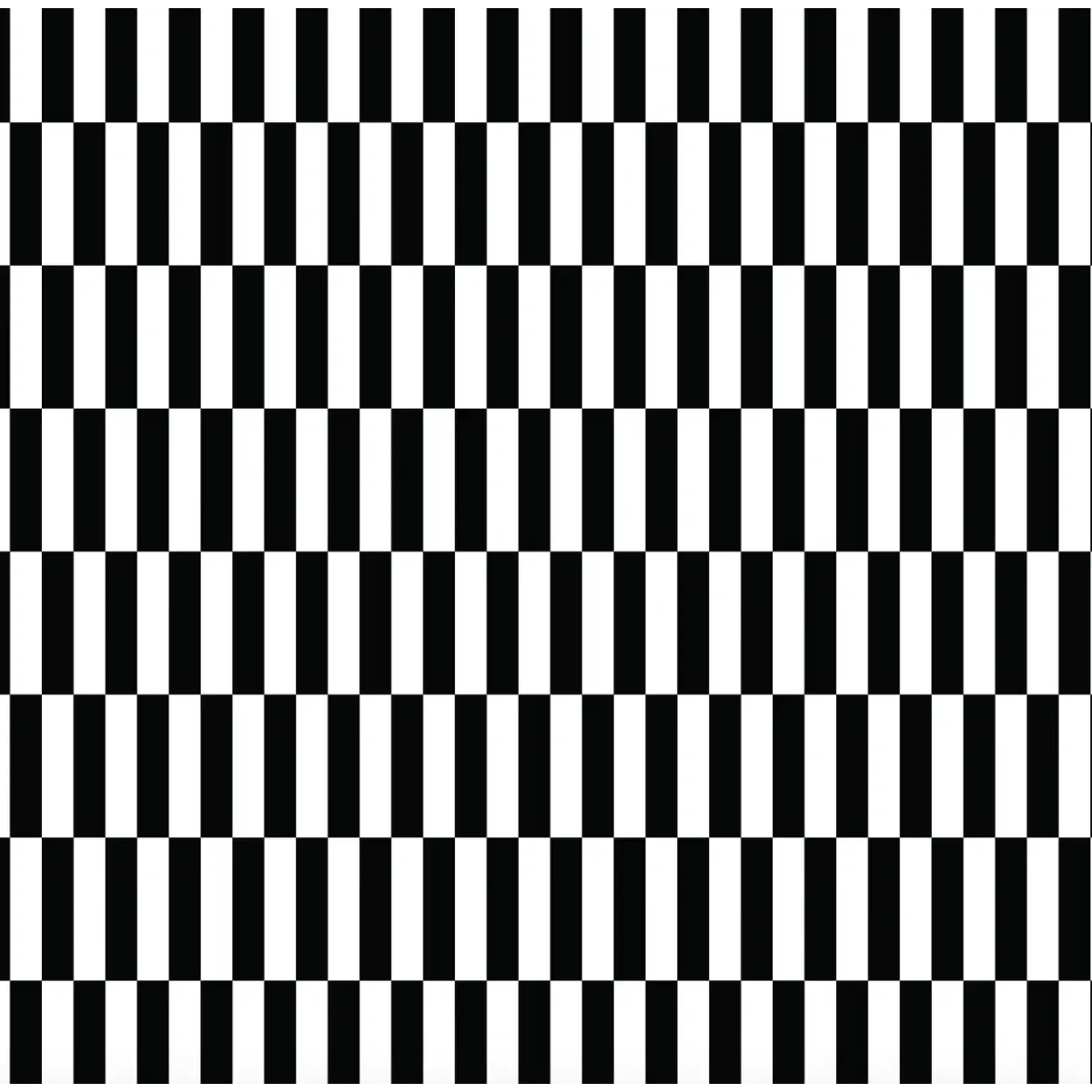 Robby Wallpaper - Modern Skinny Checkerboard - by Kourtni Gunn - Sample 1 foot by 1 foot / Black - Loomwell Home Goods