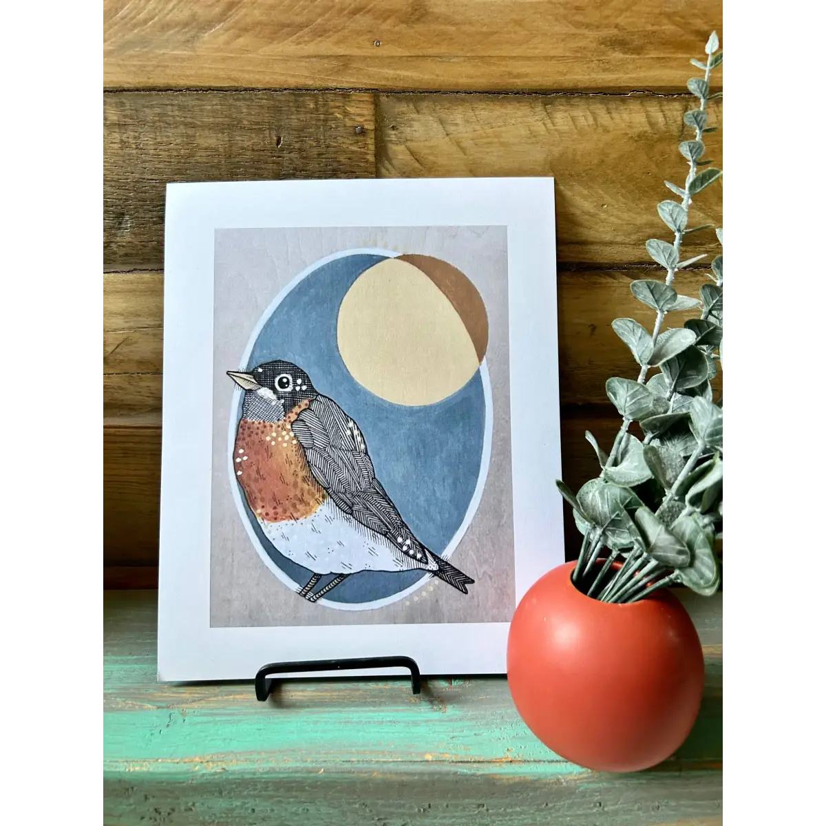 Robin Art Print - Dear Darlington