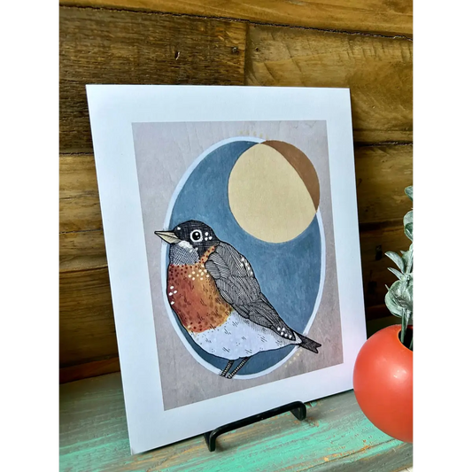 Robin Art Print - Dear Darlington