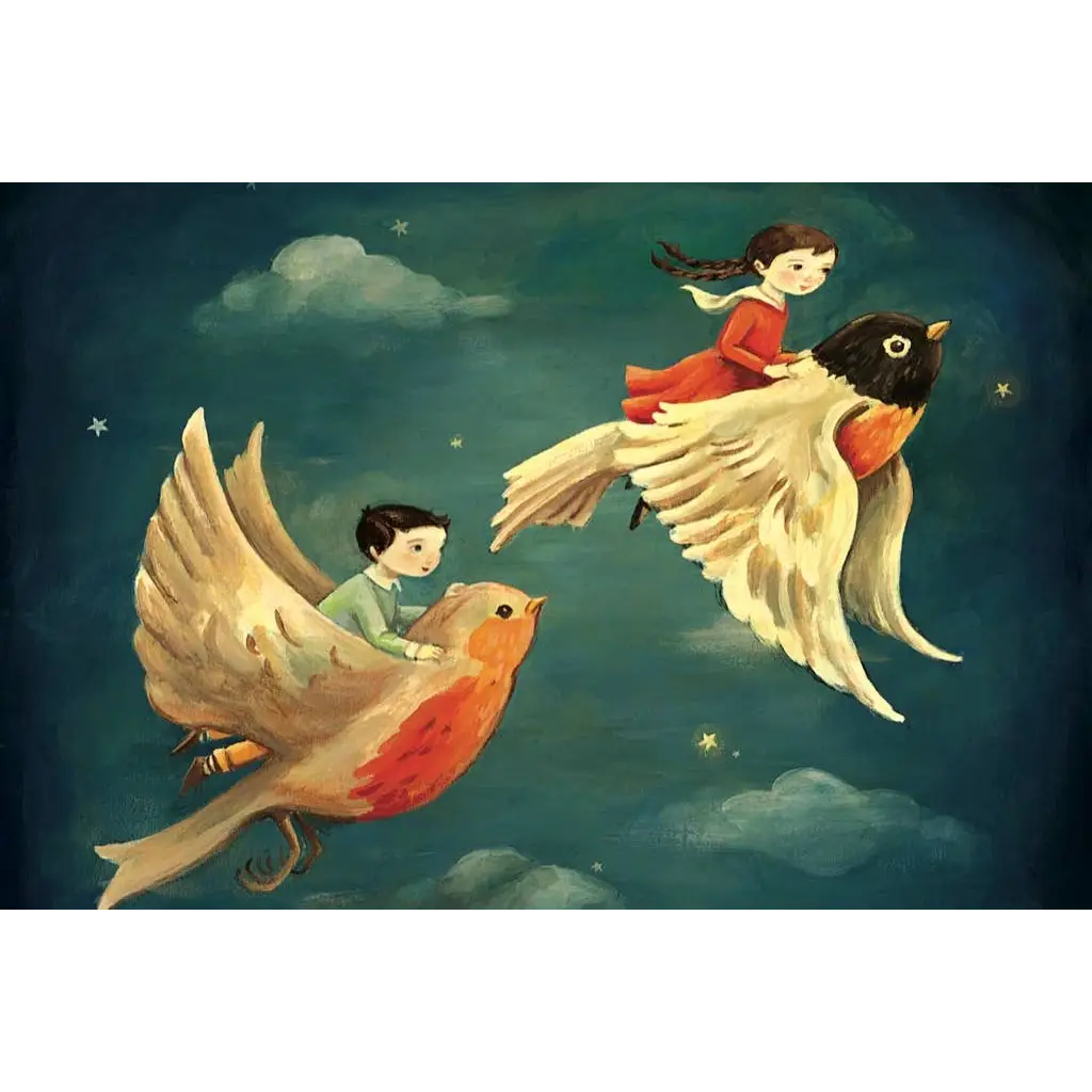 Robin Dreamers by Emily Winfield Martin - 20 Piece Mini Puzzle - New York Puzzle Company