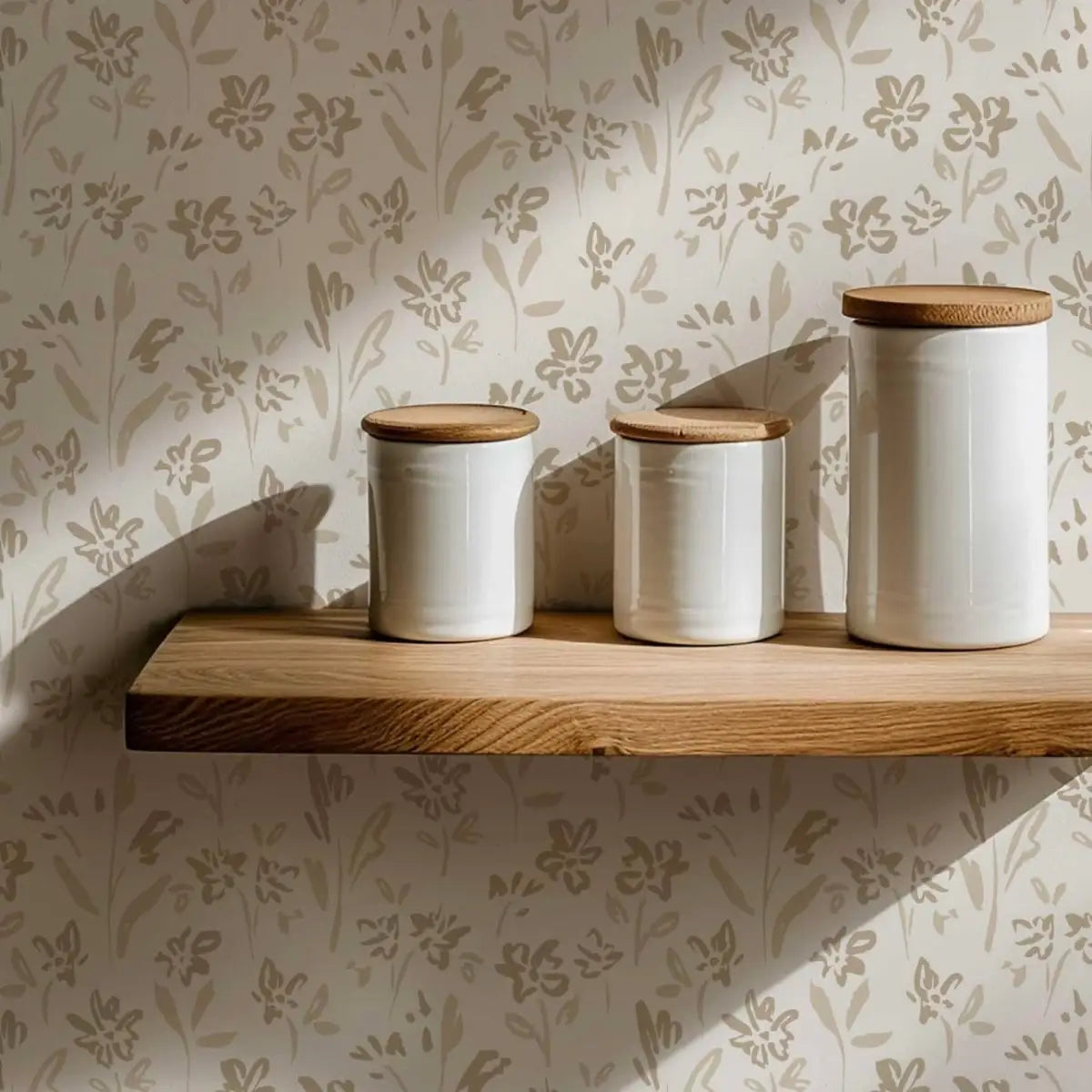 Romie Wallpaper - Mini Flowers - by Ashleigh Fish - Loomwell Home Goods