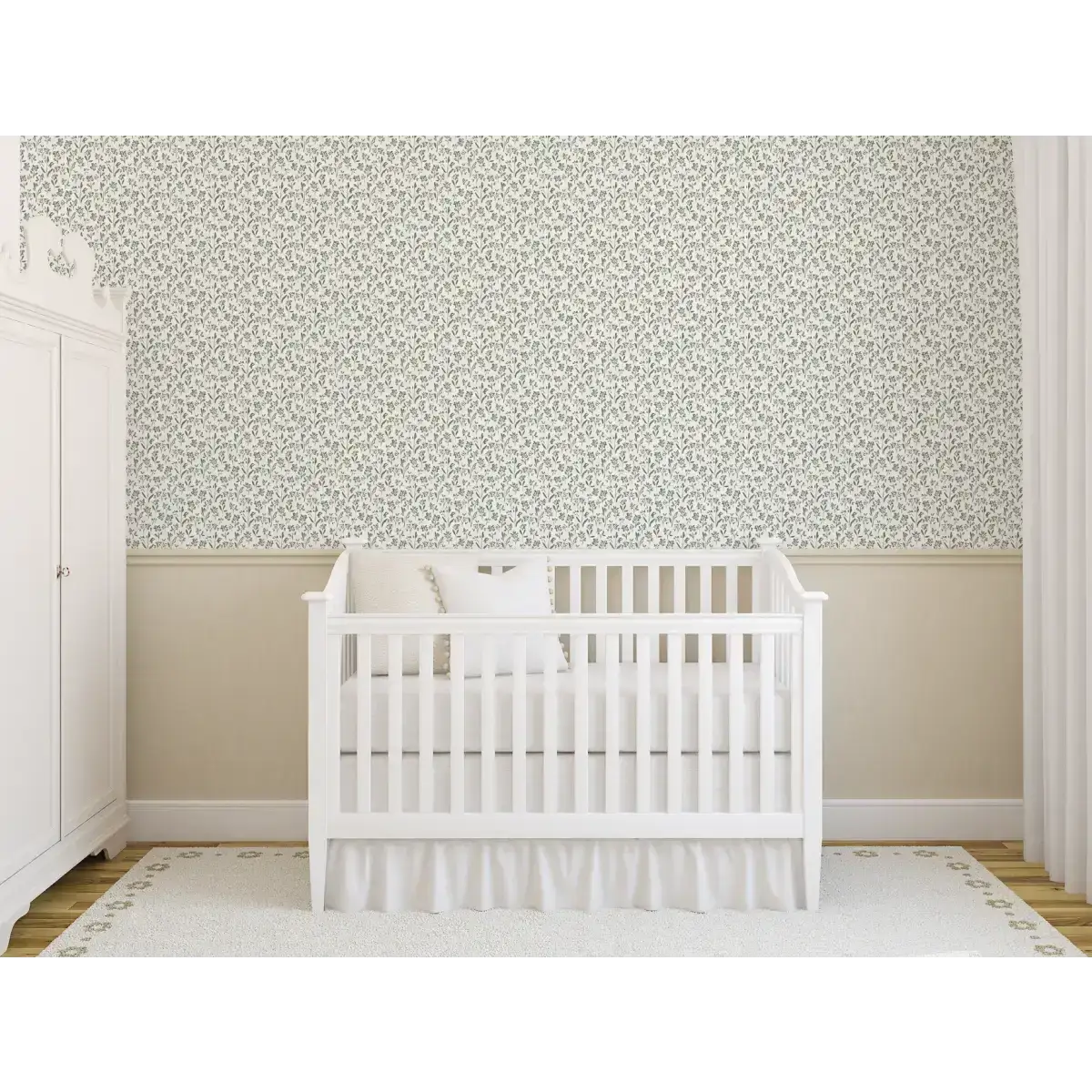 Romie Wallpaper - Mini Flowers - by Ashleigh Fish - Loomwell Home Goods