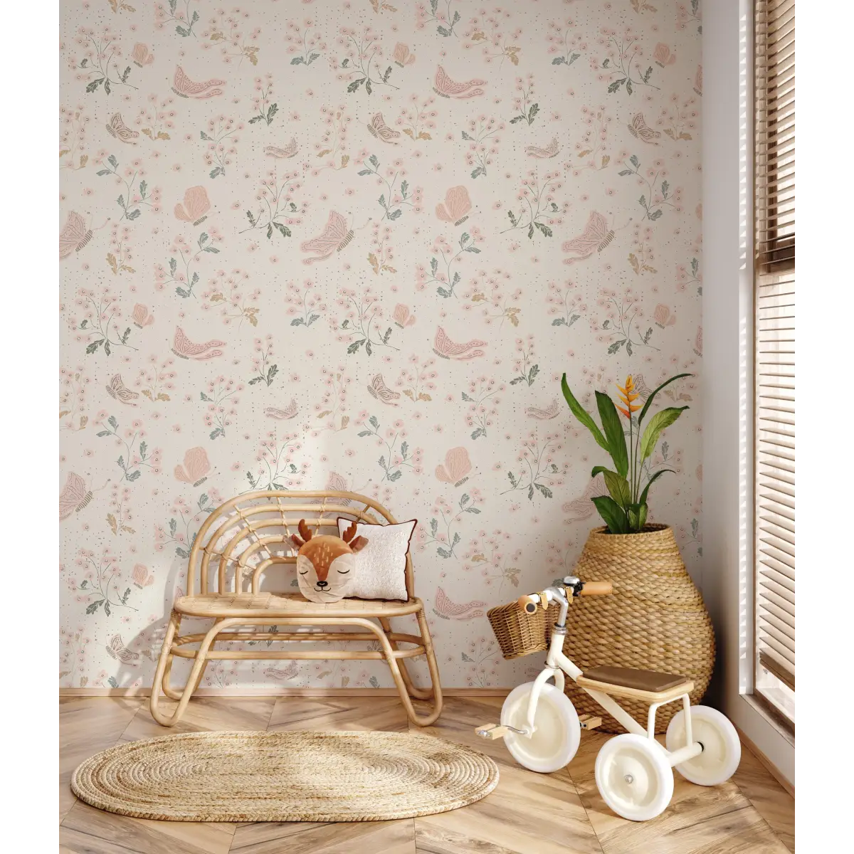 Ronnie Wallpaper - Vintage Butterflies - by Creating to Love - Loomwell Home Goods